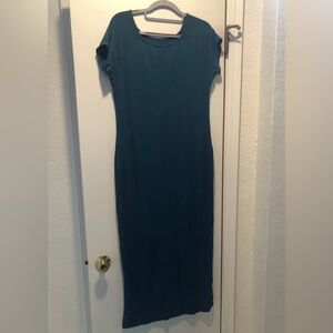 Elegant Green Blue Dress LUYAA Women’s Bodycon Dress Size XL